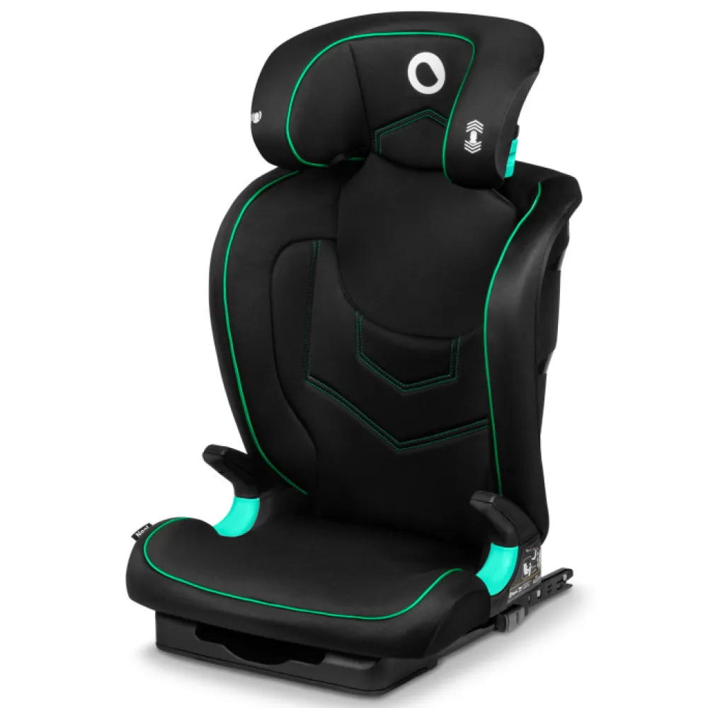 Lionelo Neal autostol - black onyx- Autostole 100-150 Cm (4-12 År)