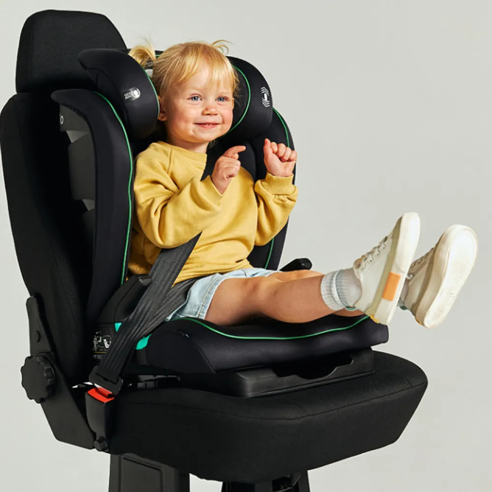 Lionelo Neal autostol - black onyx- Autostole 100-150 Cm (4-12 År)