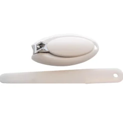 Oopsy Negleklipper med fil, hvid- Plejeartikler Til Baby