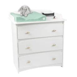 BeKids Nelly Puslekommode - hvid-Børn Pusleborde|Pusleborde