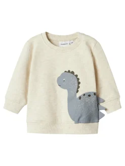 NAME IT Nixen Sweatshirt - Peyote Melange- Cardigans, Veste & Trøjer