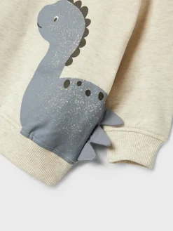 NAME IT Nixen Sweatshirt - Peyote Melange- Cardigans, Veste & Trøjer