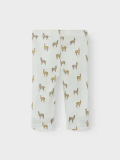 Lil' Atelier Noel Nor Uld Leggings - Gray Dawn- Uldunderdele