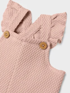 Lil' Atelier Noella Sweat Overall - Cameo Rose- Smækbukser & Buksedragter