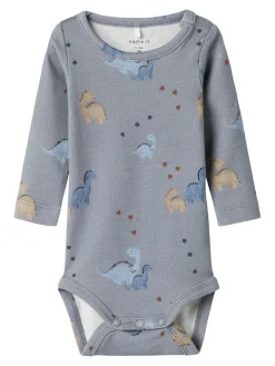 NAME IT Nohr Langærmet Body - Tradewinds- Bodystocking Langærmet