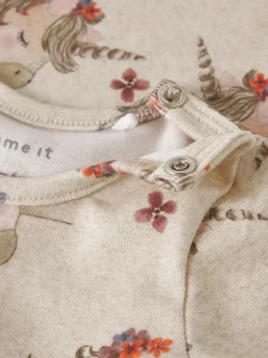 NAME IT Noise Body - Peyote Melange- Bodystocking Langærmet