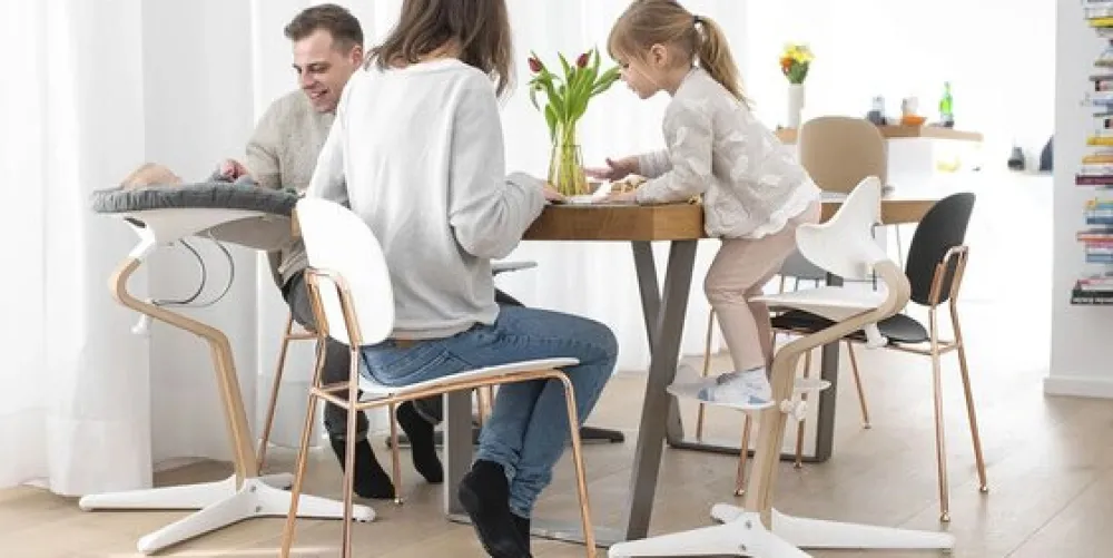 Stokke Nomi Nomi bundle - Højstol, Newborn sæt og babysæt - grå/natur-Børn Højstole Med Tilbehør
