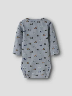 NAME IT Nooter Langærmet Body - Tradewinds- Bodystocking Langærmet