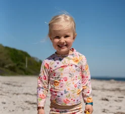 Filibabba Nor - UV-bluse LS - LYSERØD- Badeshorts & Bluser