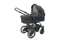 BASSON Nordic Lite - black- Barnevogne Med Langt Liggemål