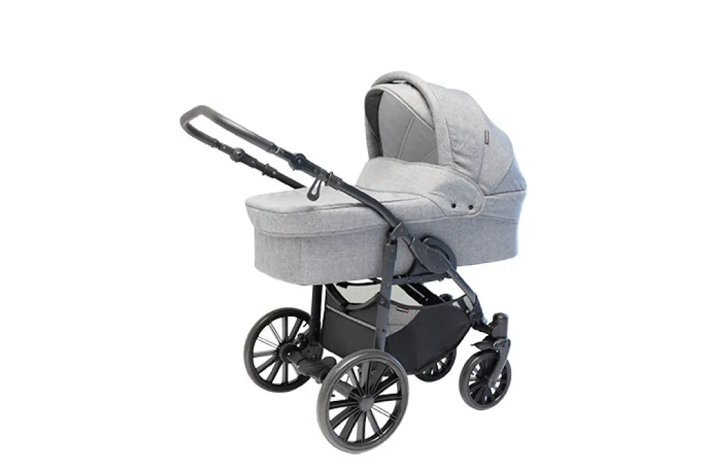BASSON Nordic Lite - gray- Barnevogne Med Langt Liggemål