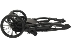 BASSON Nordic Lux - Dusty Navy- Barnevogne Med Langt Liggemål