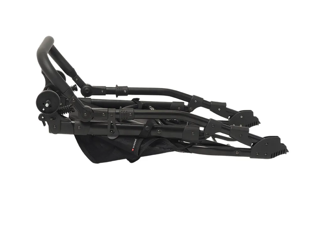 BASSON Nordic Lux - Dusty Olive- Barnevogne Med Langt Liggemål