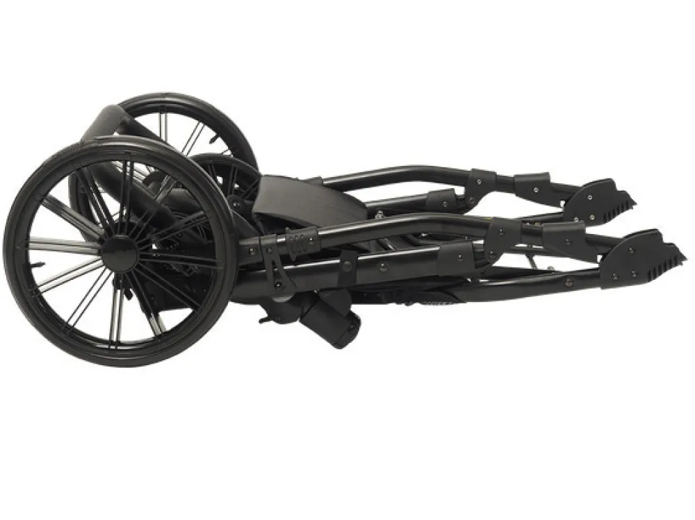 BASSON / Scandia Nordic Lux inkl. regnslag og kopholder - Dusty black- Barnevognspakker