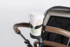 BASSON / Scandia Nordic Lux inkl. regnslag og kopholder - Dusty black- Barnevognspakker