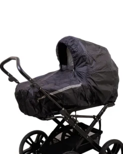 BASSON / Scandia Nordic Lux inkl. regnslag og kopholder - Grey melange- Barnevognspakker