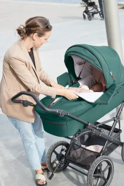 Odder North - sea green- Barnevogne Med Langt Liggemål