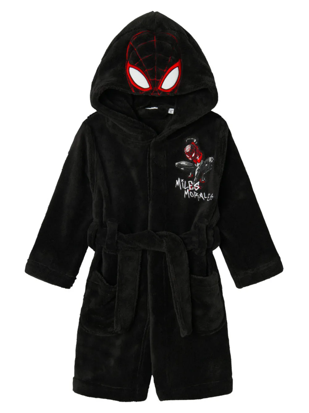 NAME IT Nothello Spiderman badekåbe - Black 98-Børn Badekåber & Håndklæder|Licens