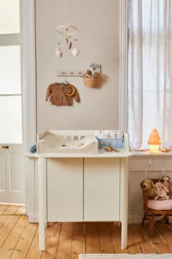 FLEXA Nova puslebord, cream-Børn Pusleborde|Pusleborde