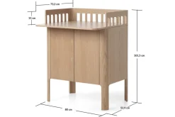 FLEXA Nova puslebord, eg-Børn Pusleborde|Pusleborde