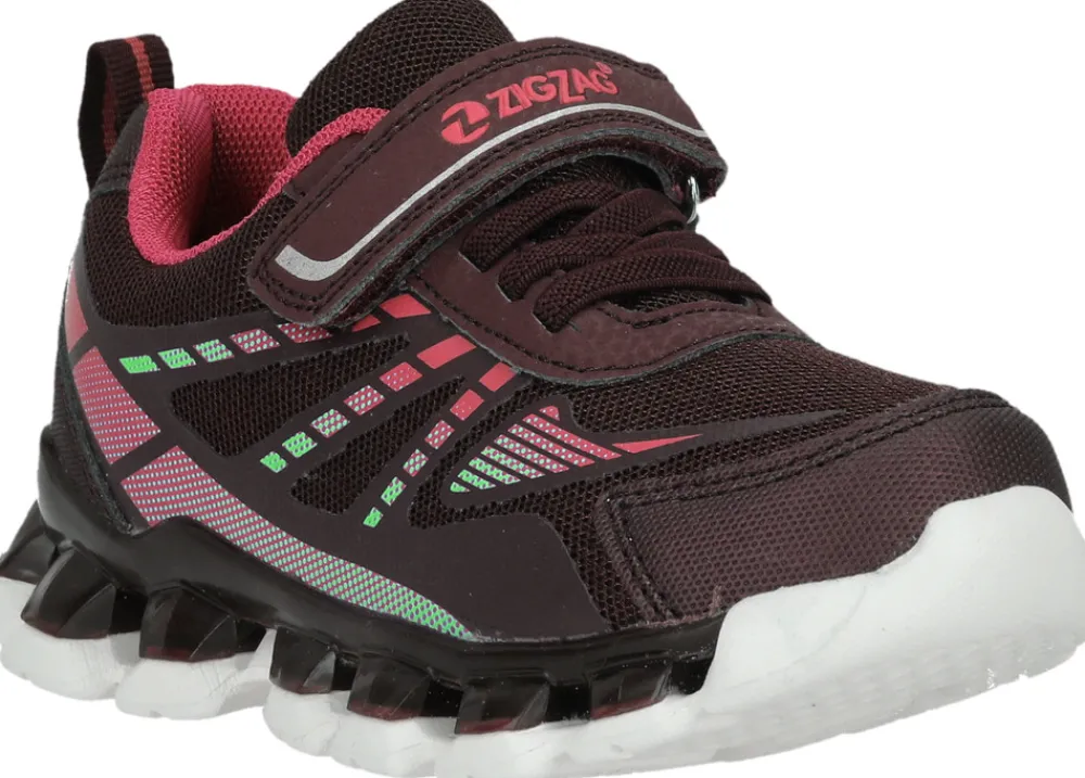 ZIG ZAG Nunsta Sneakers m. Lys - Fiery red- Sneakers Med Lys