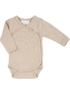 Serendipity Organics Nyfødt Slå-om Body - OAT- Bodystocking M. Skrålukning|Bodystocking Langærmet