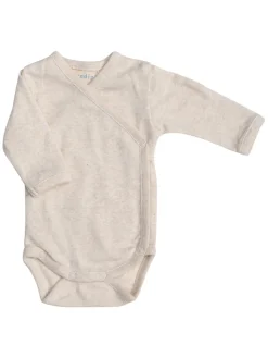 Serendipity Organics Nyfødt Slå-om Body - SHELL- Bodystocking M. Skrålukning|Bodystocking Langærmet