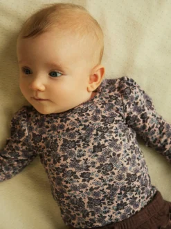 NAME IT Oalia Langærmet Body - Burnished Lilac- Bodystocking Langærmet