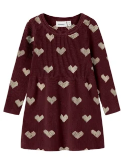 NAME IT Oana Kjole - Burgundy- Kjoler