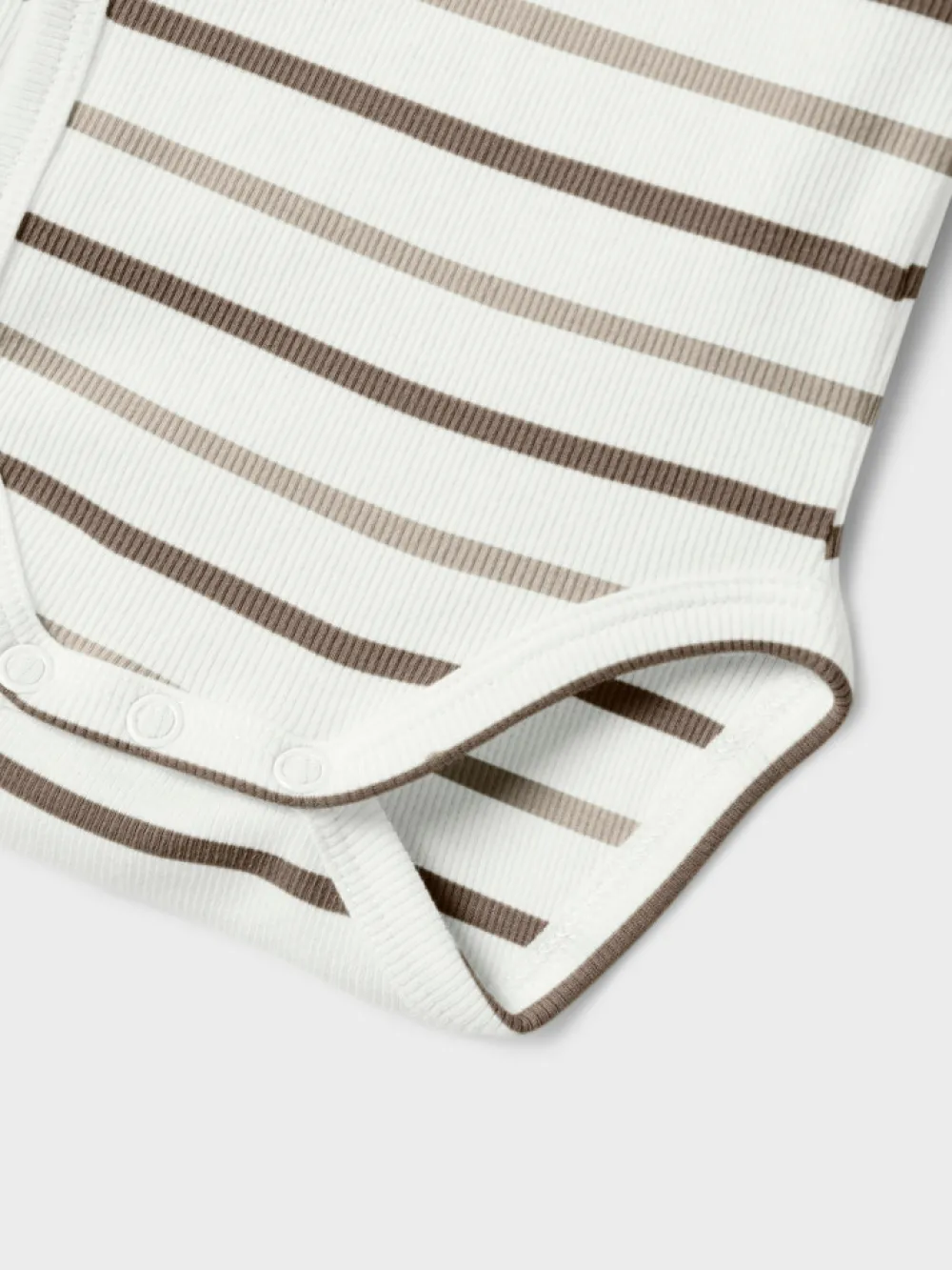 NAME IT Ofant Langærmet Wrap Body - Cloud Dancer- Bodystocking M. Skrålukning