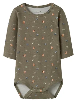 NAME IT Oforest Langærmet Body - Mermaid- Bodystocking Langærmet