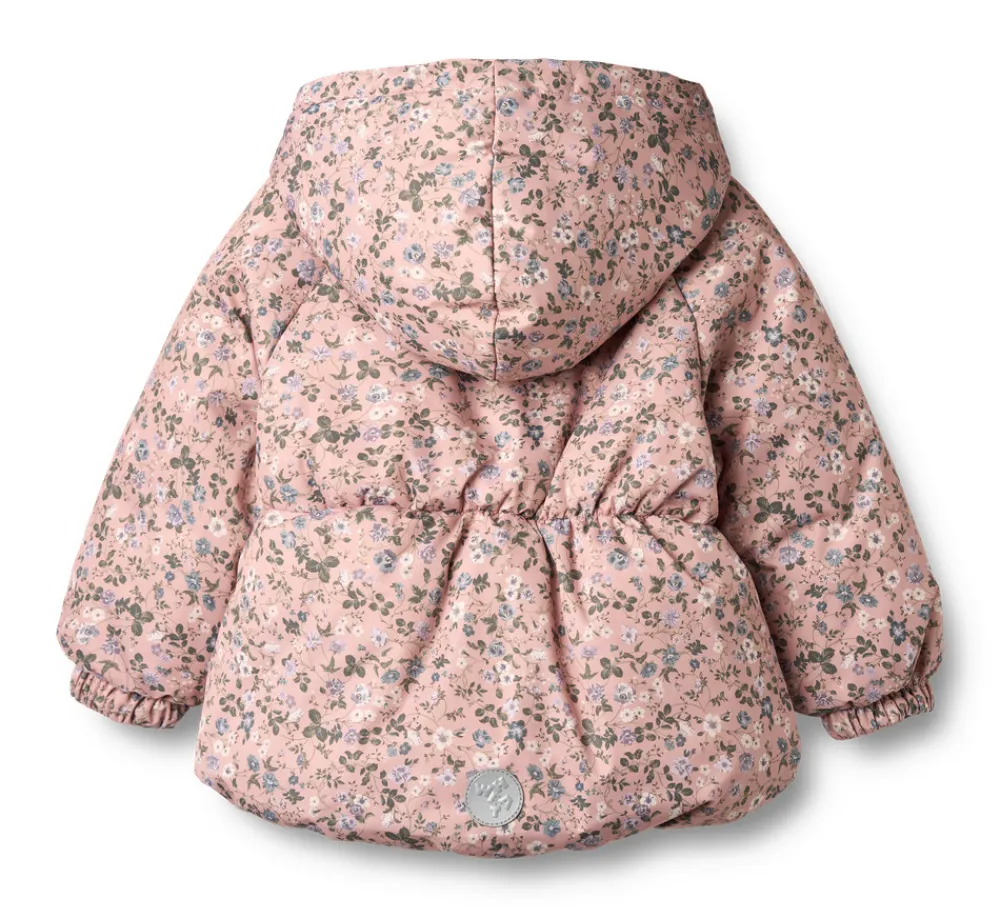 Wheat Olga Pufferjakke - Rose powder flowers- Vinterjakker & Bukser