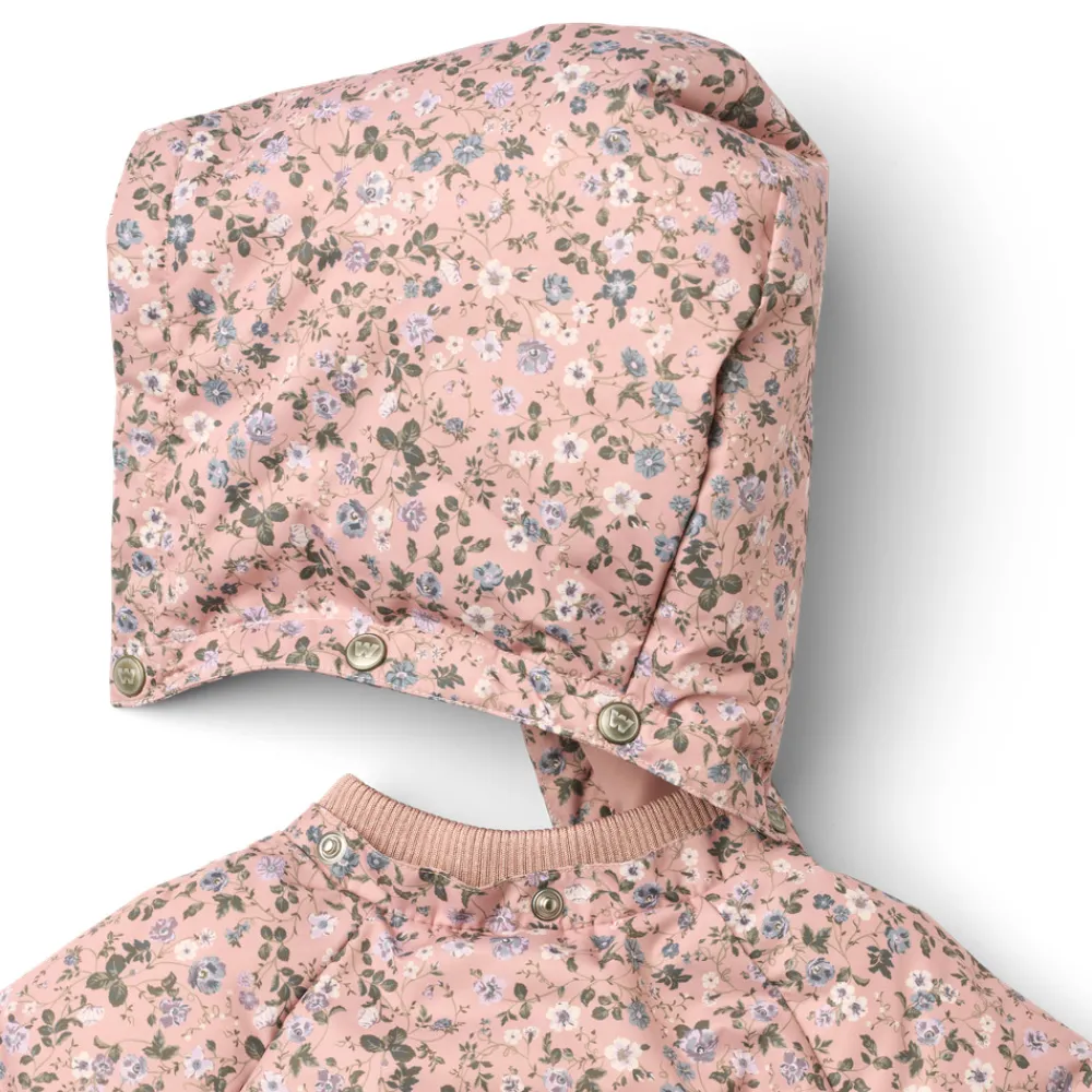 Wheat Olga Pufferjakke - Rose powder flowers- Vinterjakker & Bukser