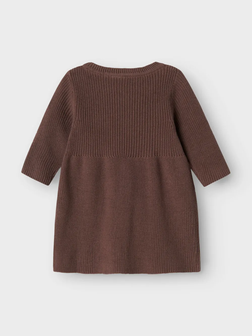 NAME IT Olivina Strikkjole - Peppercorn- Kjoler