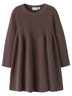 NAME IT Olivine Kjole - Peppercorn- Kjoler