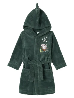 NAME IT Omber Gurli gris badekåbe - Dark forrest 92-Børn Badekåber & Håndklæder|Licens