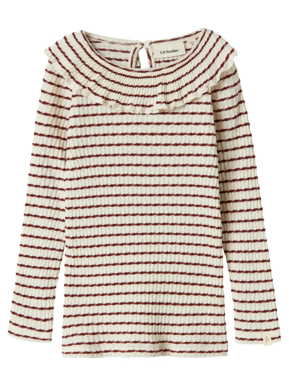 Lil' Atelier Osophia Bluse - Hot Chocolate- Bluser