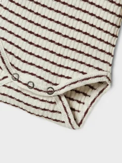 Lil' Atelier Osophia Langærmet Body - Hot Chocolate- Bodystocking Langærmet