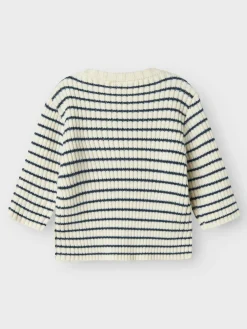 NAME IT Ostripe Striktrøje - Insignia Blue- Cardigans, Veste & Trøjer