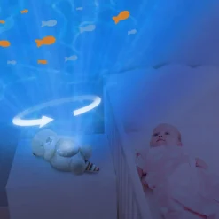 ZAZU Otto the otter - ocean projector-Børn White Noise Og Højtalere|Lamper