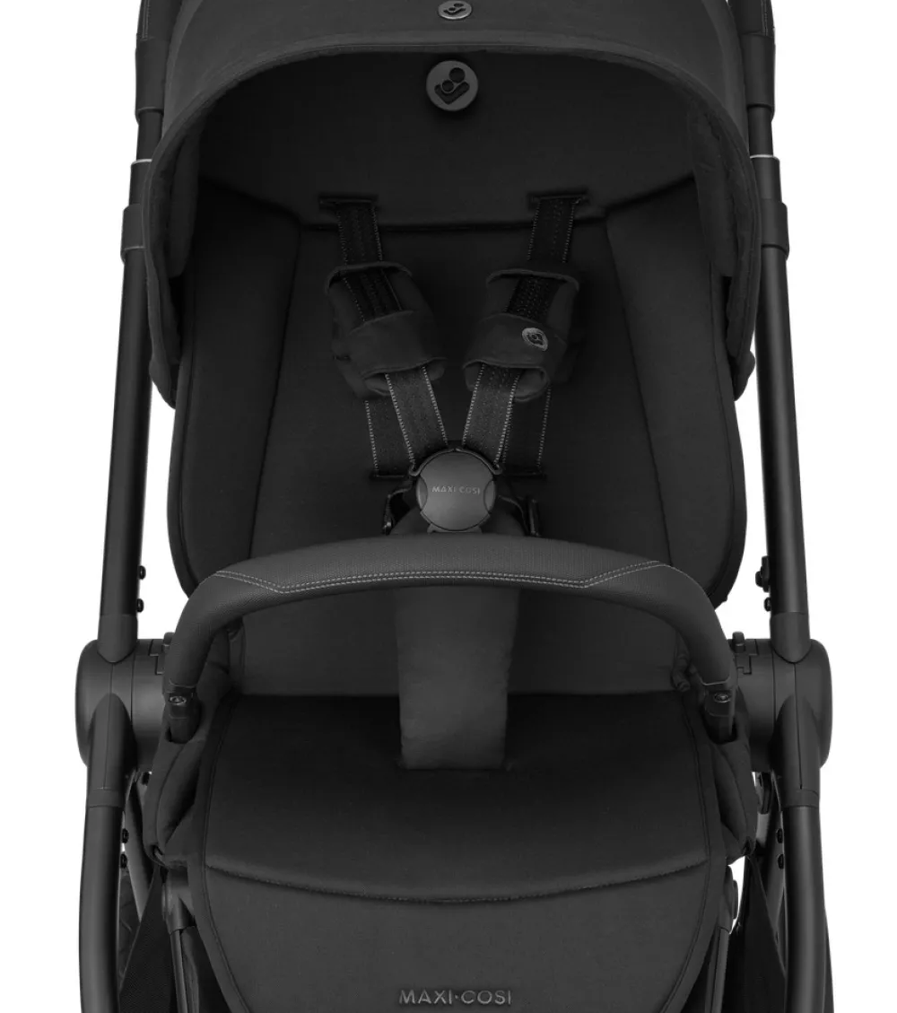 Maxi-Cosi Oxford - Twillic Black- Klapvogne Med Flade Sæder