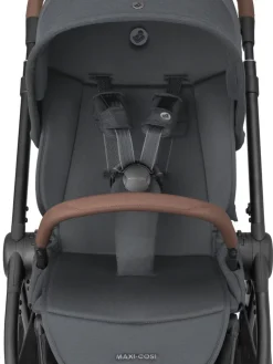 Maxi-Cosi Oxford plus - twillic graphite- Kombivogne Med Flade Sæder