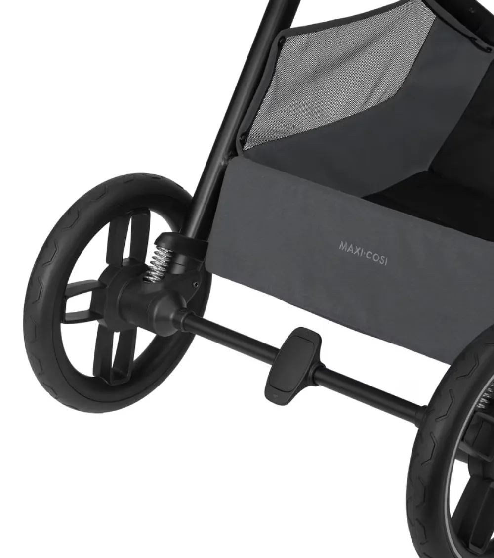 Maxi-Cosi Oxford plus - twillic graphite- Kombivogne Med Flade Sæder