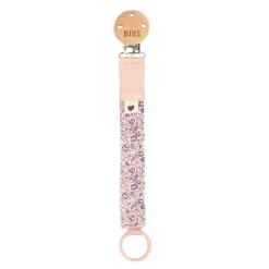 BIBS X LIBERTY Pacifier Clip Eloise Blush- Suttesnore Og Suttebokse