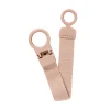 BIBS Pacifier clip loop blush- Suttesnore Og Suttebokse