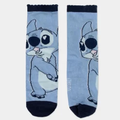 YM-EYEWEAR 4-pak strømper i sparegris - Stitch - LBLÅ/LRØD- Strømper|Multipack