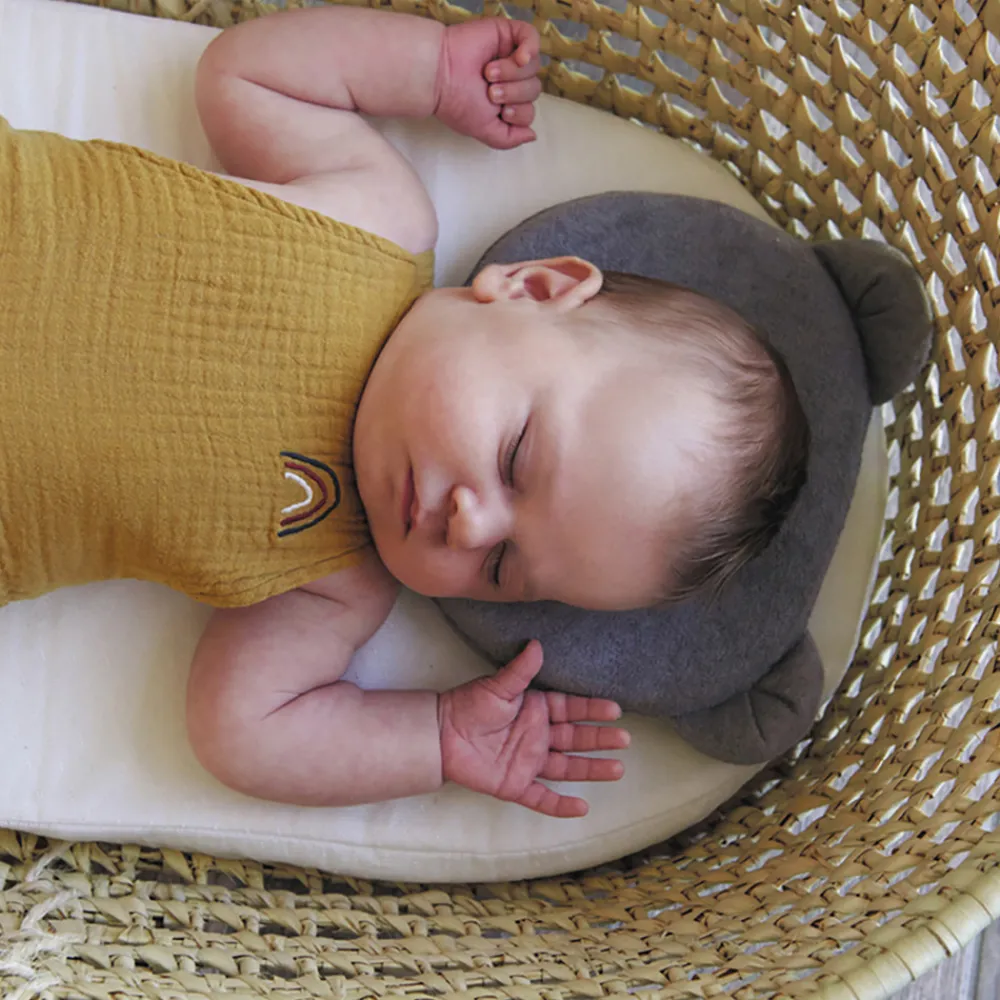 Candide Panda babypude - Grå-Børn Støttepuder