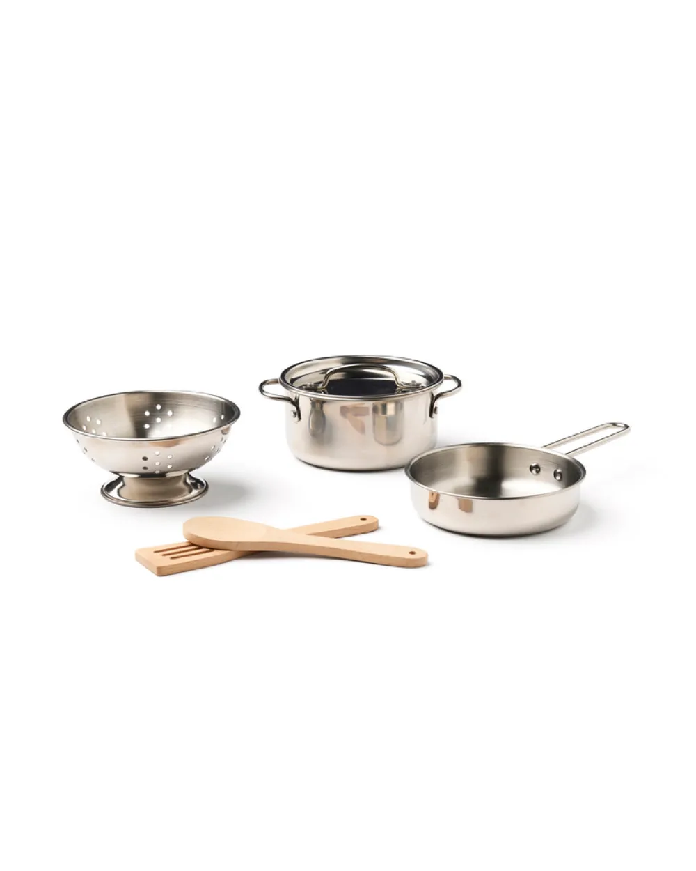 Kids Concept Pandesæt i rustfrit metal- Køkkenleg