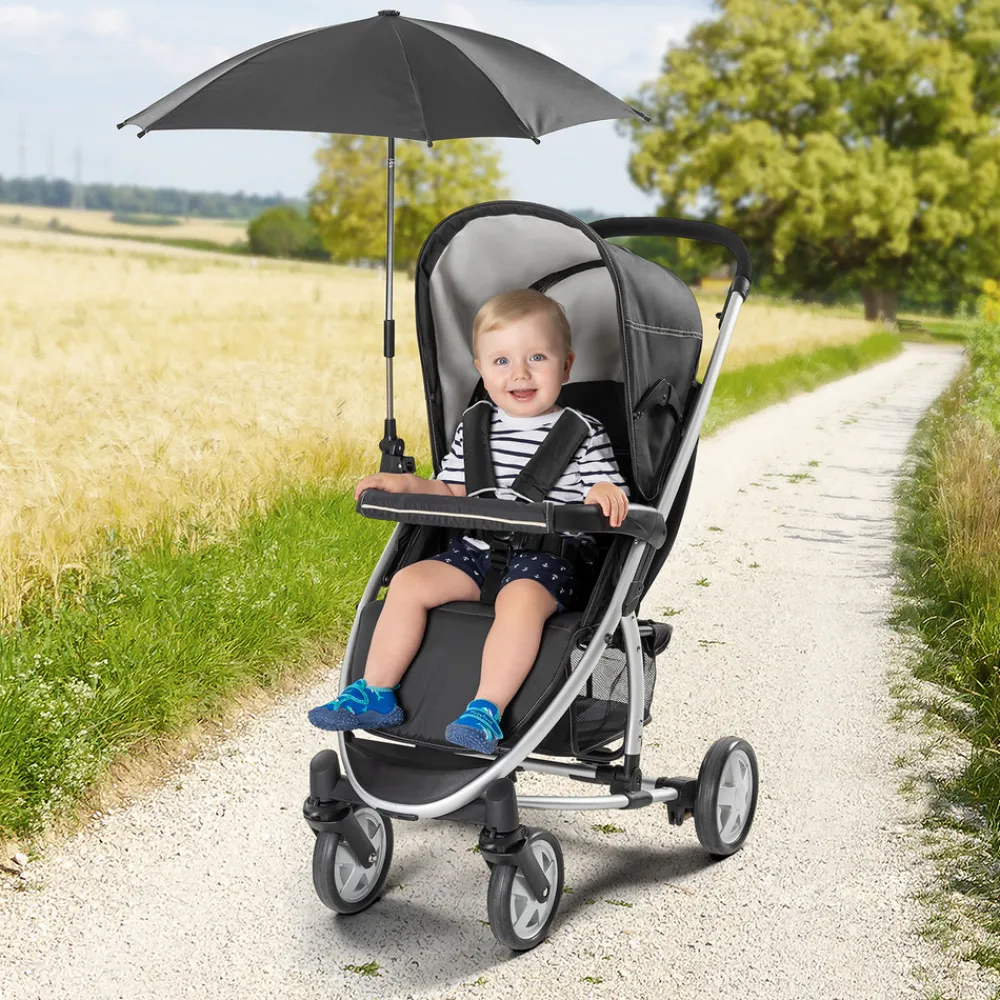 Reer Parasol - sort- Solskærme & Kalecher