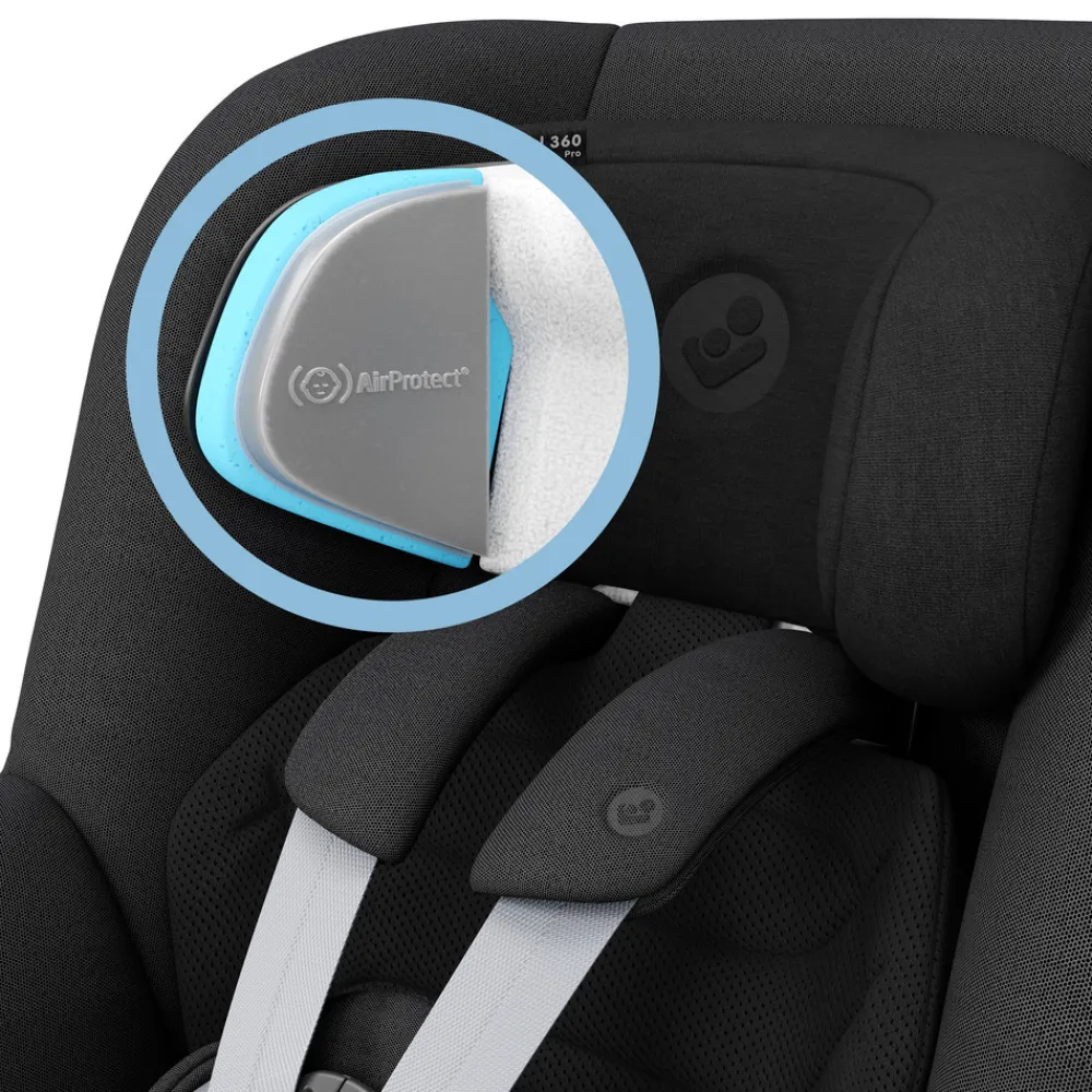 Maxi-Cosi Pearl 360 Pro - authentic black- Autostole Uden Baser|Autostole 61-105 Cm (3 Mdr.-4 År)